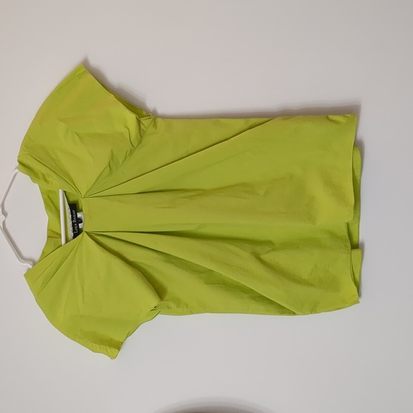 Lida Baday Tops - Lida Baday cotton blend pleated shirt Sz 6